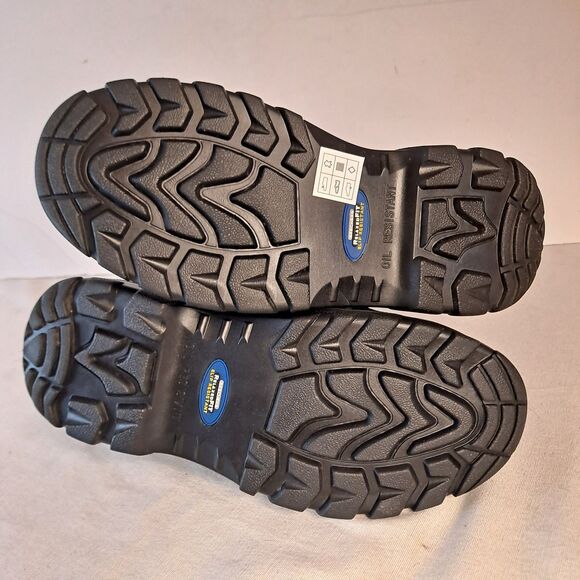 Skechers Women's 8.5W Workshire Peril Steel Toe Work Boot 76561W Black Leather - Picture 8 of 14